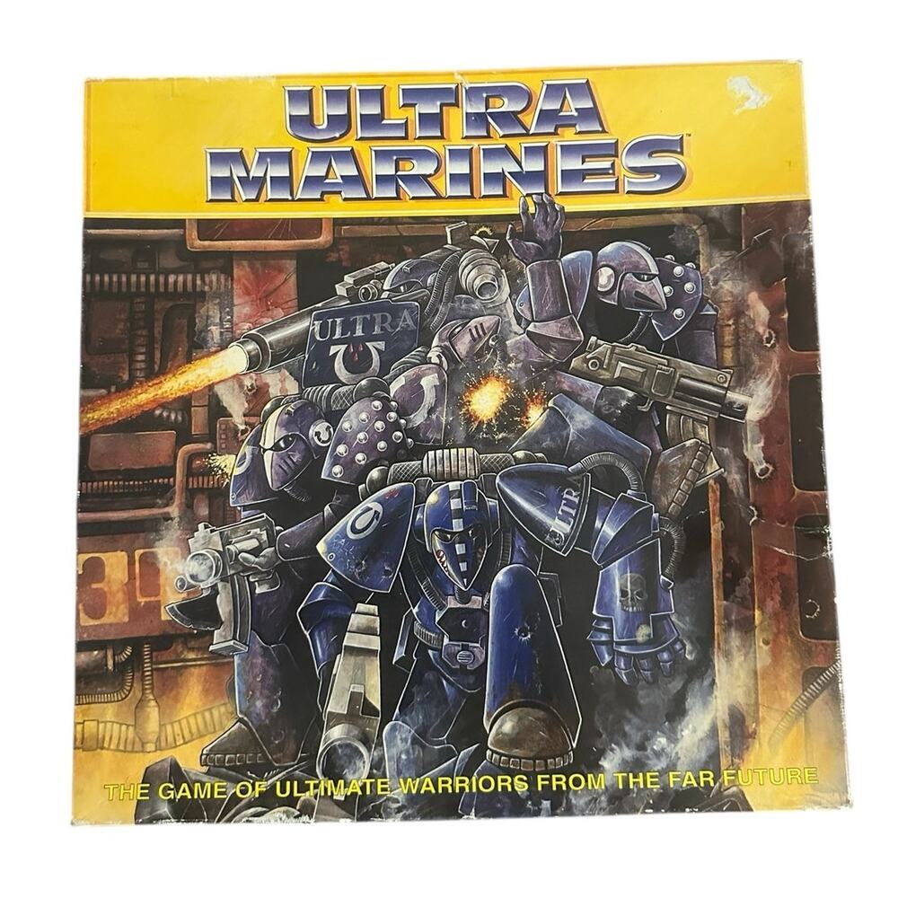 Vintage 1991 Games Workshop Ultra Marines Combat Game Space Hulk Warhammer
